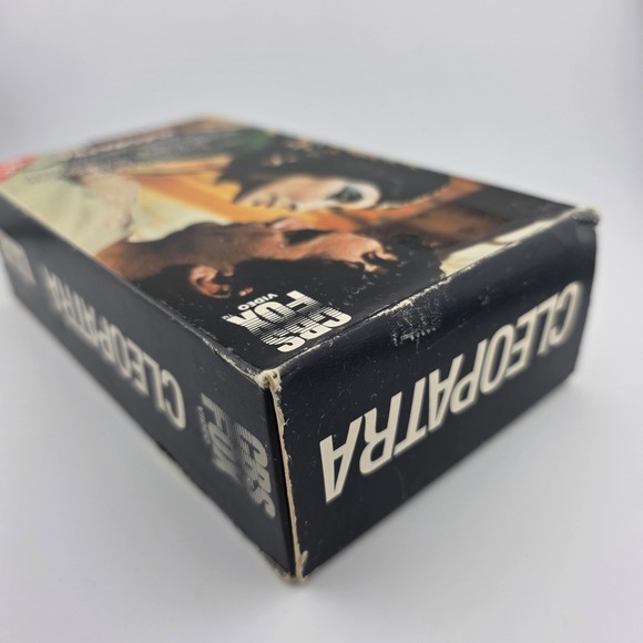 Cleopatra VHS Tape Elizabeth Taylor‎ Richard Burton CBS Fox Video Hi-Fi Stereo - Picture 5 of 6